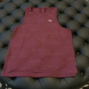 horse ware technical equestrian tank deep plum/ burgundy worn once and washed